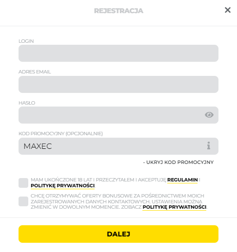 kod promocyjny Energy Casino rejestracja Rejestracja z Energy Casino kod promocyjny